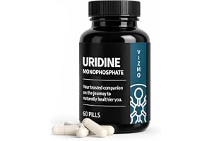 Uridinmonofosfat 250 mg – Högdoserad Nootropisk – 60 Kapslar – För Minnet, Koncentration, Humör, Energi, Sömn & Regeneration – Stöder Cellhälsa & Vitalitet – Vegan, Utan Tillsatser