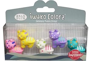 Iwako Colorz Panda Puzzle Gomme