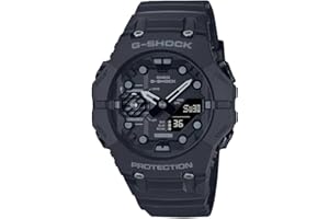 CASIO G-SHOCK Casio Męski analogowo-cyfrowy zegarek kwarcowy z plastikowym paskiem GA-B001-1AER, Czarny, one size fits all, GA-B001-1AER-AMZUK