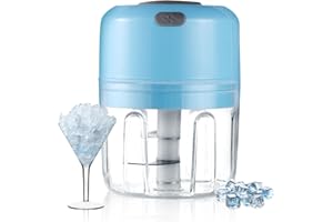 BTFO Machine à Glace Pilée, Broyeur à Glace Domestique, Machine à Glace Pilée De 250 Ml Petit Broyeur à Glace Portable Haute Qualité Peut Préparer Une Variété Boissons Smoothies