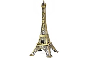 DS. DISTINCTIVE STYLE DSstyles Torre Eiffel Torre Statua Metallica Figurine per Souvenir - 32cm