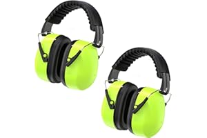 Kriogor Protectores Auditivos para Adultos 32dB SNR, Cascos Insonorizados para Adultos NRR 23dB, Casco Antiruido Plegables y Ajustable Protección Auditiva para Campo de Disparo, Caza