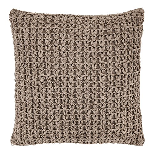 Dutch Decor Turno Kissenbezug, Baumwolle, 45 x 45 cm, taupe