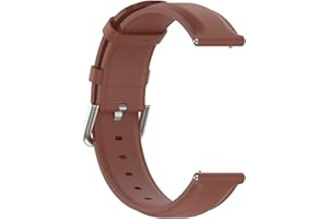 INF Watch strap made of genuine leather for sports watches with 20mm bracelet quick release buckle