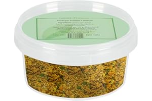 NATURA D'ORIENTE | Aromi per insalate o verdure gratinate 150g PRIMA SCELTA | Condimento sfizioso per mozzarella, uova sode, verdure graten, insalata. Curcuma a pezzetti
