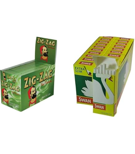 600 Rizla Green Rolling Papers And 600 Swan Ultra Slim | Desertcart