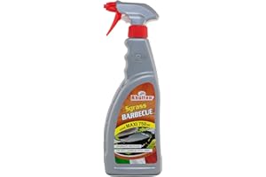 RHÜTTEN Sgrass Barbecue, Sgrassatore in Schiuma, Pulizia di Griglie, Spiedi, Barbecue, 750ml