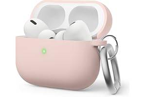 elago Płynna silikonowa hybrydowa obudowa kompatybilna z Apple AirPods Pro 2. Generation Case, Dreischichtige Struktur: Latający Schutz, przedni pasek sichtzt LED, Unterstützt Kabelloses Aufladen