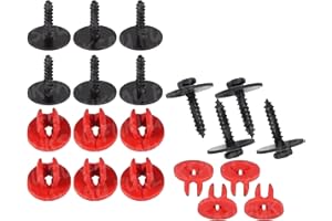 PIRABADI LOT 10 VIS FIXATION COUVERCLE PASSAGE CACHE SOUS MOTEUR CLIPS | REMPLACEMENT COMPATIBLE AVEC FORD FOCUS C-MAX MONDEO GALAXY S-MAX ESCAPE EXPLORER TRANSIT VOLVO S40 V40 S80 Xc60 S60 Xc70 V70 C70 C30