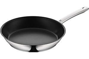 WMF Bratpfanne 28 cm, Edelstahlpfanne, Cromargan Edelstahl beschichtet, backofenfest
