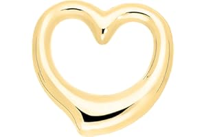 MY GOLD MyGold Ciondolo a forma di cuore Senza Catena, in oro giallo, 333/585/750 Oro (8/14/18 carati), 13 mm x 12 mm, a forma di cuore, collana Verity MOD-03921