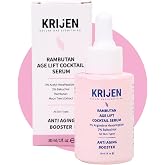 Krijen Rambutan Age Lift Cocktail Serum | Acetyl HexaPeptide-8%3 + Bakuchiol%2 + Maun Ağacı Ekstraktı