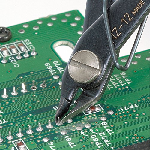 Komponente Schneider (pcb Seitenschere) mit Offset parallel Hals (ermöglicht völlig bündiges Schneiden). Engineer nz-12, flush cutting cutters - 3