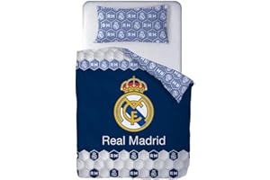 HM'S HOME'SECRET Funda Nórdica Real Madrid 2021 2 Piezas. Escudo Centrado (150 (240x220))