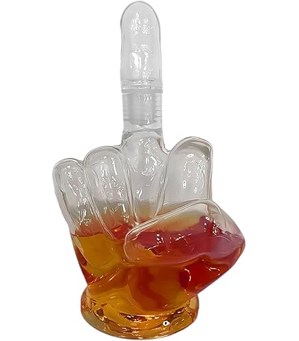 Carafe Déco Fun Carafe Tank Verre Borosilicate 500ml - Décanteur Drôle Pour Whisky/vin Cadeau Humour Saint-Valentin