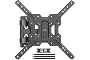 USX MOUNT USX-MOUNT TV Wandhalterung Schwenkbar Neigbar Ausziehbar für 26-55 Zoll TV und Monitore, max. VESA 400x400, Universelle TV-Wandhalterung bis zu 35 kg