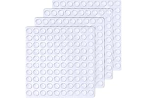 TSHAOUN 400 Piezas Lagrimas Silicona, 6 × 2mm Goma Antideslizante Pies de Goma Transparentes Gotas Silicona Adhesivas para Muebles, Puertas y Ventanas, Cajones, Amortiguadores de Ruido