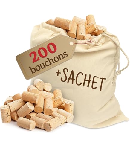 Lot de 50 bouchons de vin - Pour bricolage - Accessoires de bricolage