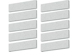 chiwanji 10 Pezzi Pastiglie Freno per Cyclette Accessorio Parte di Ricambio Feltro di Lana di Ricambio Professionale Facile Installazione Calibro Durevole a, Bianco