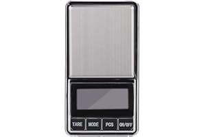 BINOA Präzisionswaage, tragbare Waage Präzisions-Taschenwaage (Präzision von 0,01 g bis 200 g), Mini Digital Electronic Professional Scale Jewelry, Digital Scale Jewelry