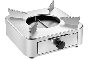SCOUTTEEMO Mini réchaud à alcool, portable, réchaud de camping, cuisinière à alcool, mini camping, pique-nique, randonnée, etc