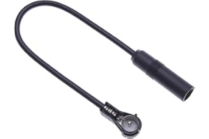 Adaptateur D'antenne D'autoradio De Keple | Convertisseur D'antenne De Véhicule pour Les Radios Stéréo Européennes pour | Motorola Type DIN Femelle À Borne D'antenne