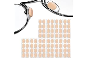 KEQAR 40 paia di occhiali in spugna, naselli da naso autoadesivi, cuscinetti per occhiali, naselli in silicone antiscivolo, gommini occhiali naso, contro lo scivolamento