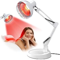 Produktbild von Cozion Rotlichtlampe, Infrarotlampe Wärmelampe 100 Watt Rotlichtlampe Infrarotlicht Rotlicht Waermelampen Infrarotlichtlampe Waermestrahler Sockel Und Tragbarer Heimgebrauch Mit Infrarotlicht 4655842279