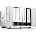 TERRAMASTER F4-423 4-Bay High Performance NAS for SMB with N5095 Quad-core CPU, 4GB DDR4 Memory, 2x 2.5GbE Ports,Network Storage Server (Diskless)