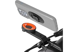 CQ Sincetop Porta Cellulare Bici da Corsa, Porta Telefono Bicicletta in Alluminio, Portacellulare per Bici Stabile, Attacco/Stacco Rapido Supporto Telefono Bicicletta MTB per iPhone e Android Smartphones