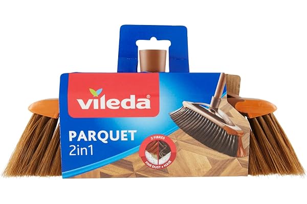 Vileda 2-i-1 kvasthuvud för parkettgolv