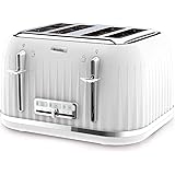 Breville VTT470 Impressions 4-Slice Toaster with High-Lift and Wide Slots, White