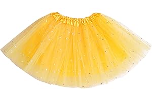 baotongle Tütü Star - Gonna in tulle, da principessa, in tulle, per carnevale, compleanno, Halloween, feste