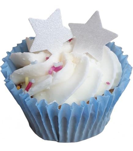 120 Beautiful Edible Sugar Fondant Stars; Approx. 1cm; Choose - View #4