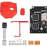 GDEMU Optical Drive Simulation Board V5.15b für SEGAs Dreamcast VA1 Host Red, Remote-Speicherkarten-Montagekit, Führt das Urs