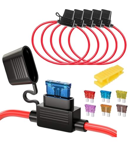 5 Portafusibili Per Montaggio A Pannello Per Fusibili In Vetro Da - Foto 2