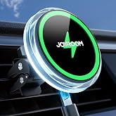 JOYROOM Magsafe Ara&ccedil; Montaj Şarj Cihazı [15 W Isı Şarjı Yok], iPhone Kablosuz Hızlı Şarj i&ccedil;in Ara&ccedil; Montajı, Magsafe Şarj Ciha