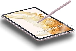 PYS 2 Stück Papier Schutzfolie für Samsung Galaxy Tab S10+ S9+ S8+,Tab S7 FE 2021,Tab S7 Plus 2020 12,4" Papierfolie, kompatibel mit S-Stift, Blendfrei, Anti-Fingerabdrücke