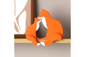 PUTSKA Woodland Kinderkamer Decoratie – Houten Dier voor Jongenskamer Decoratie, Bosdecoratie voor Kamer, Plank, Slaapkamer (VOS)