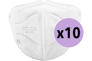 YIDA Pack 10 Mascarillas FFP2, Tamaño Pequeño, [Certificadas y Homologadas ] Desechables, 5 Capas. (M3)