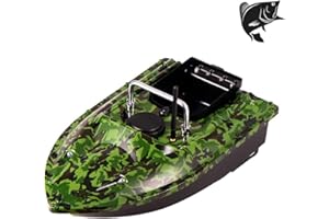 AHWZ Bait Boat - RC Bait Boats for Carp Fishing 500m Remote Control with 1.5kg Loading,Green