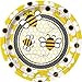 Baby Shower Busy Bees Plates - Pack of 8