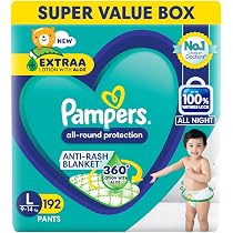 Buy Pampers Premium Care Pant Style Baby Diapers, Large (L), 176 ...