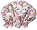 The Vintage Cosmetic Company Shower Cap Pink Floral Satin