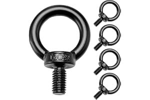 ORTAVA 5 sztuk śrub oczkowych M8, śruba oczkowa ze stali nierdzewnej 304, śruba z oczkami M8 do zawieszania i mocowania