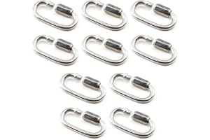 SEERAPHEE Acier Inoxydable 304 Mousqueton Porte clé Lien Rapide