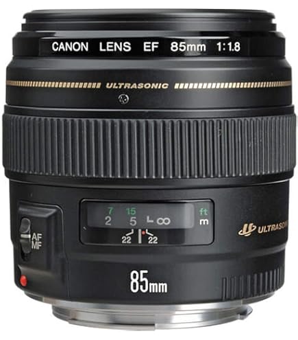 Canon EF 85mm f/1.4L IS USM - DSLR Lens with IS Capability, Black