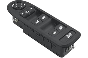 Kalunfex Interrupteur de commande de vitre électrique pour 308 508 C5 bouton de fenêtre 96644917XT 96631328XT