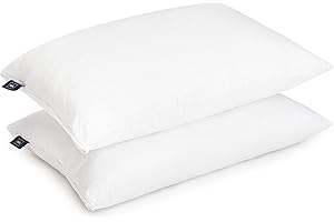 Fabsy Guanciale Letto 2 Pezzi– Set Cuscini Letto in Seersucker con Imbottitura in Microfibra di Poliestere Traspirante– Durevoli–Cuscino per Dormire Regolabile in Altezza (bianco, 40x80cm)