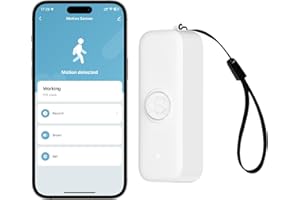 WIOONI Détecteur Courrier Boite aux Lettres - Capteur de Mouvement Infrarouge PIR pour Le système d'alarme Domestique - Mini Notification d'application Gratuite - Compatible avec Smart Life et Tuya